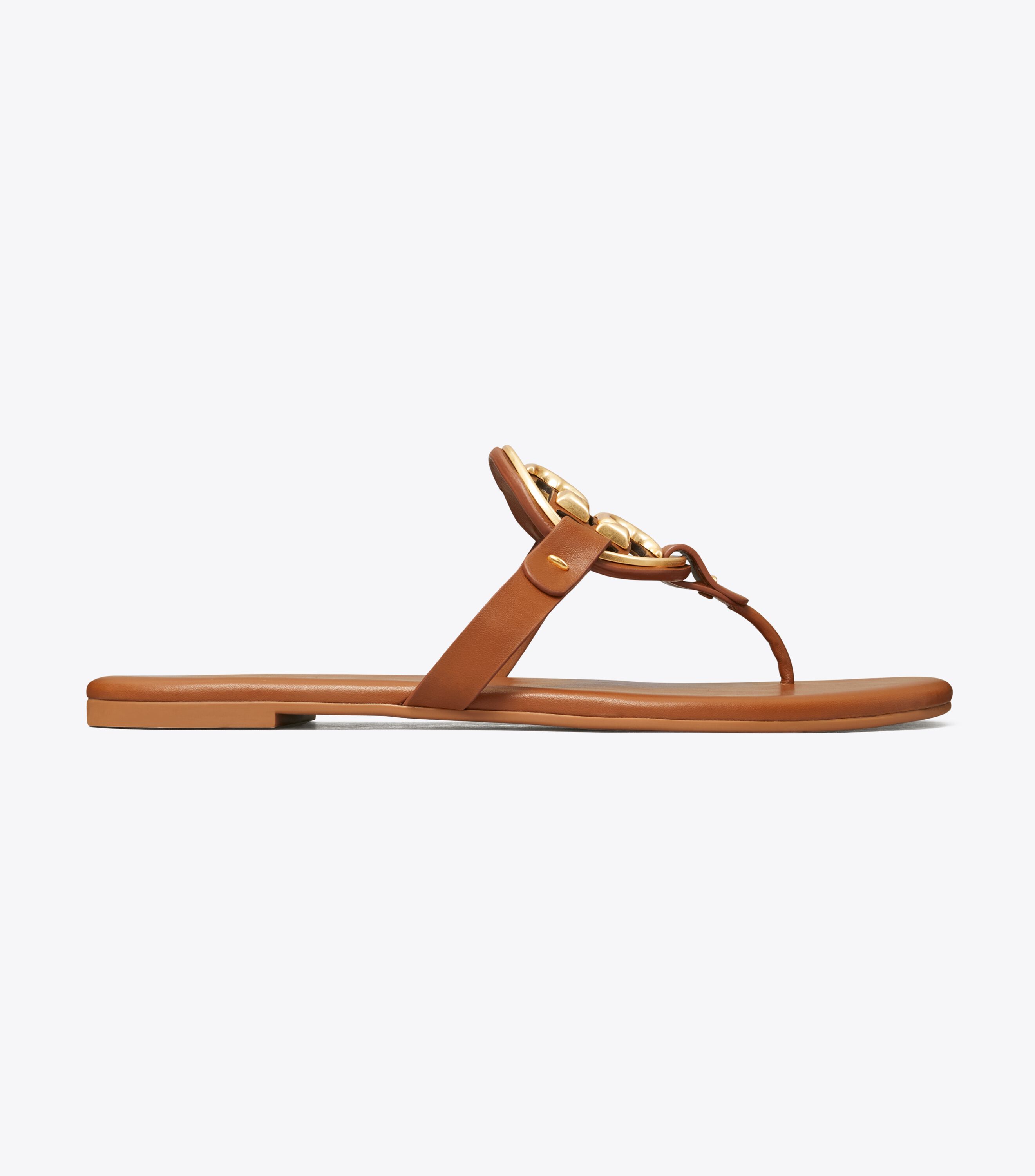 Tory burch miller metal logo sandal outlet