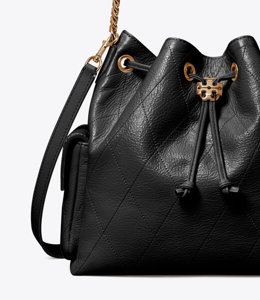 tory burch charlie quilted drawstring shoulder bag