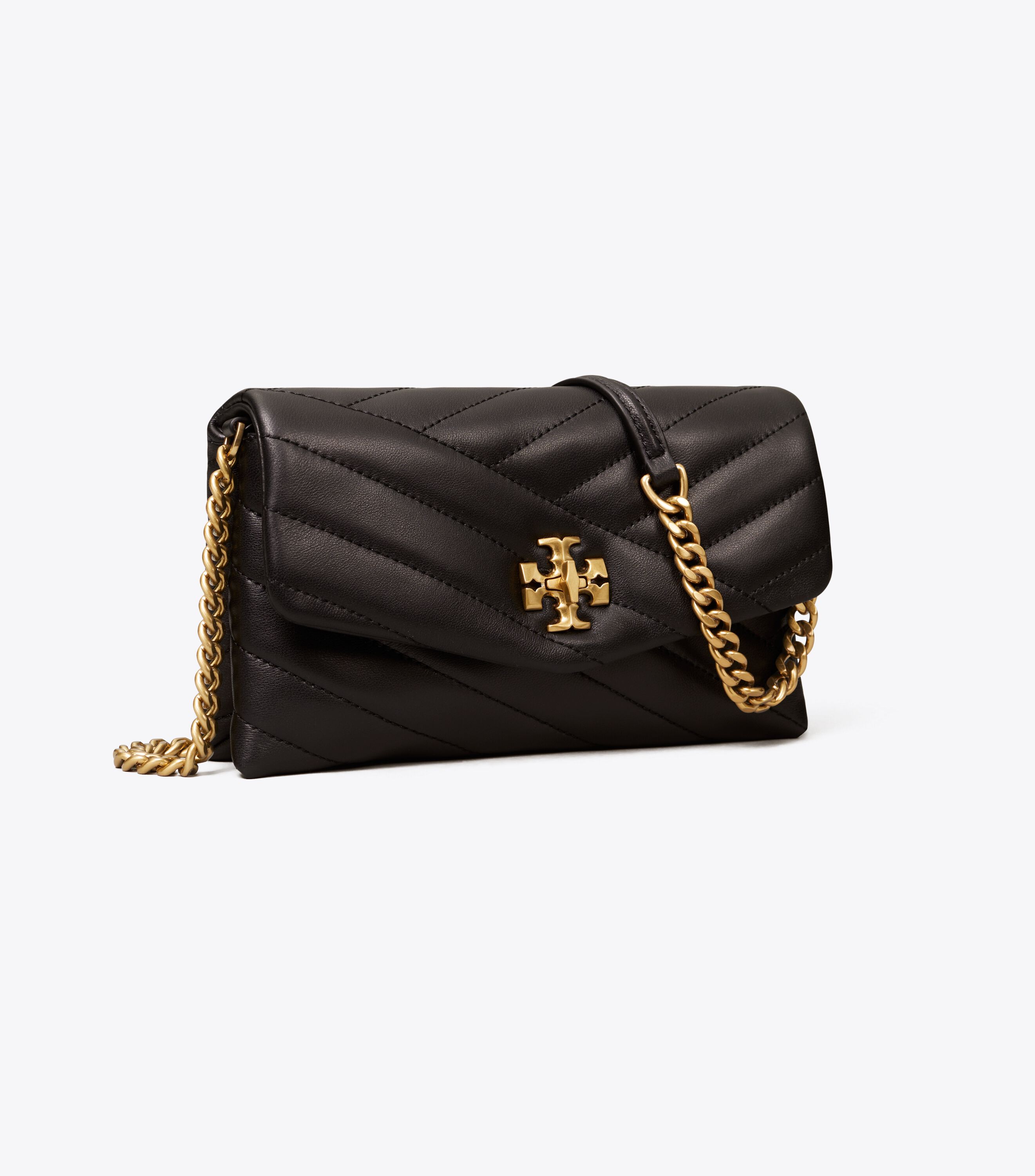 Tory burch kira chevron wallet on chain cheap