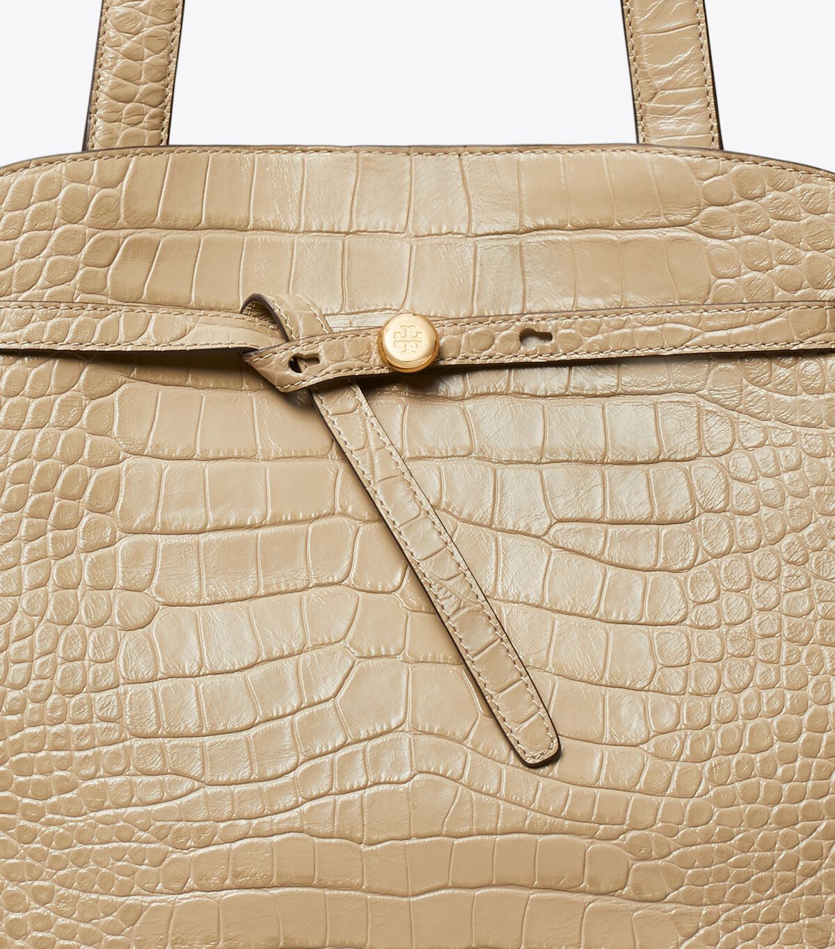 tory burch romy croc embossed bauletto
