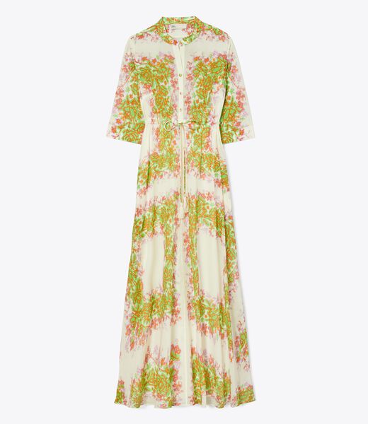 Printed Shirtdress