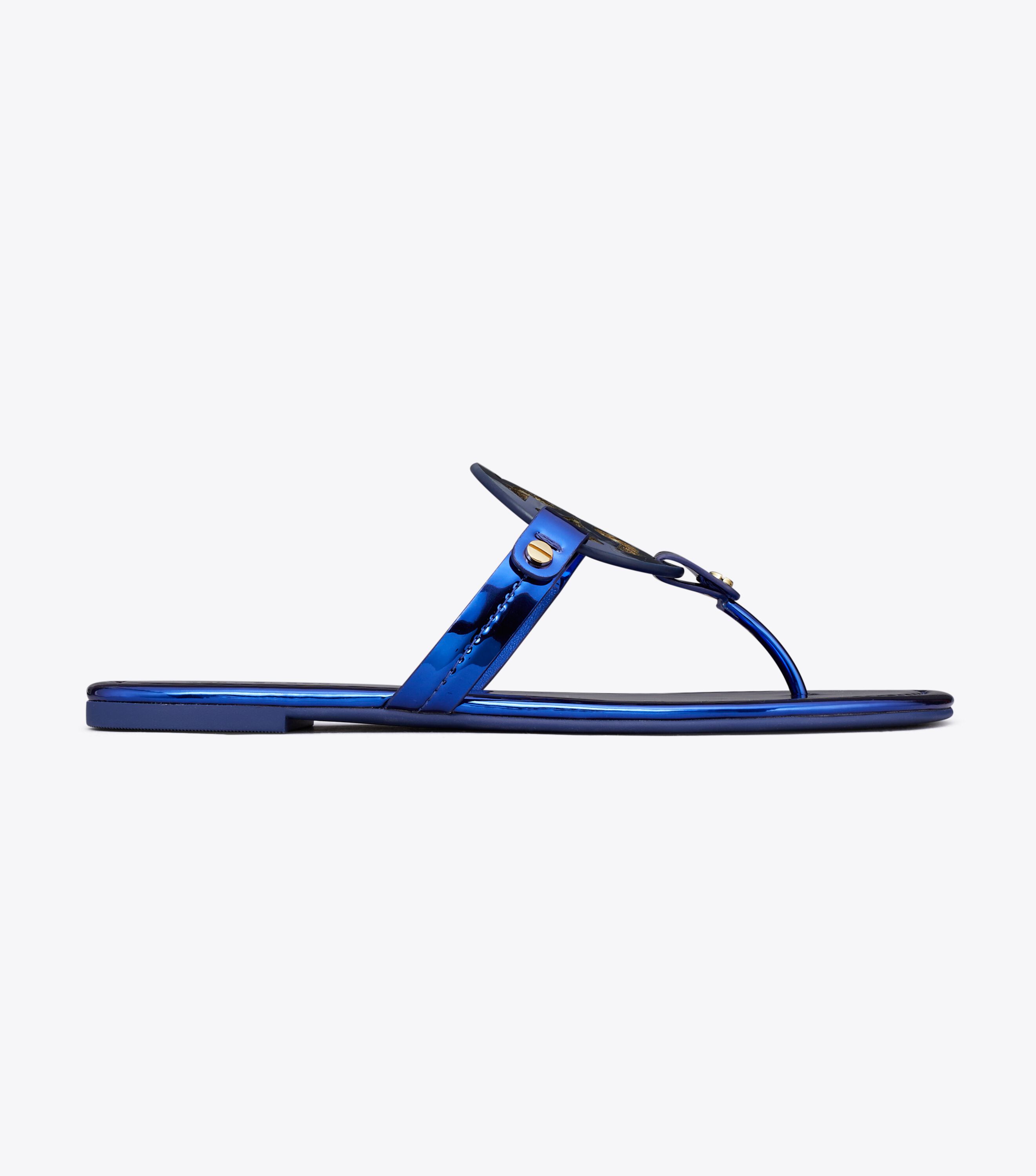 Tory burch miller metallic sandal on sale