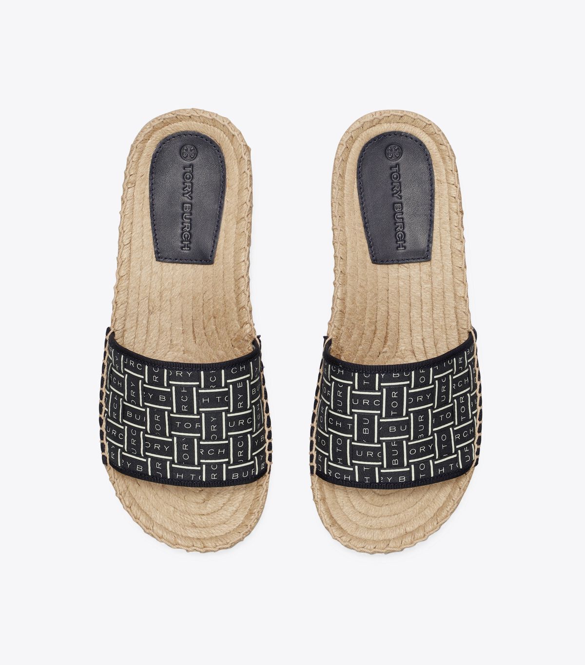 tory burch tory ribbon espadrille slide