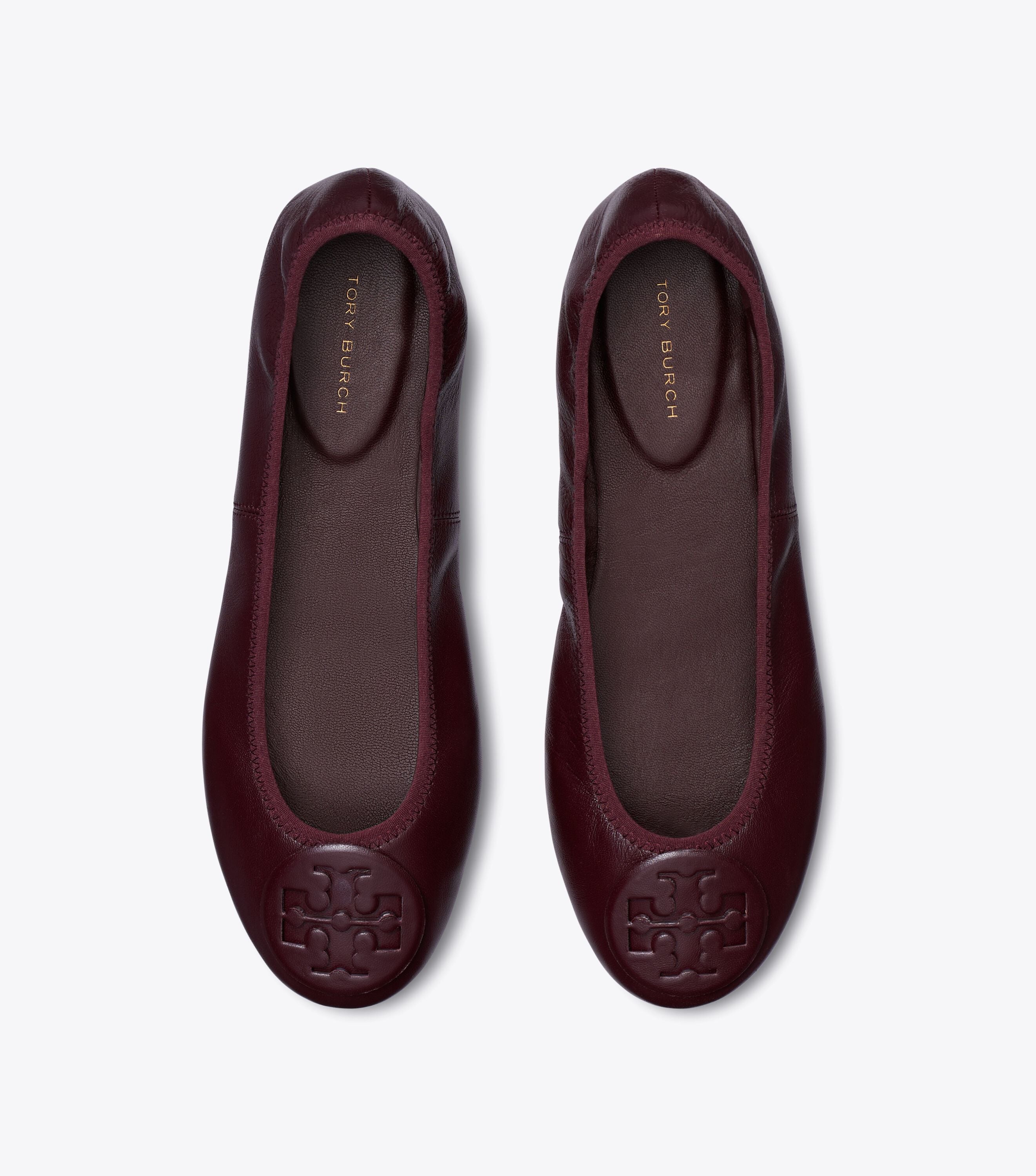 Reva Travel Ballet, Dark Carmine / Dark Carmine | Tory Burch UAE