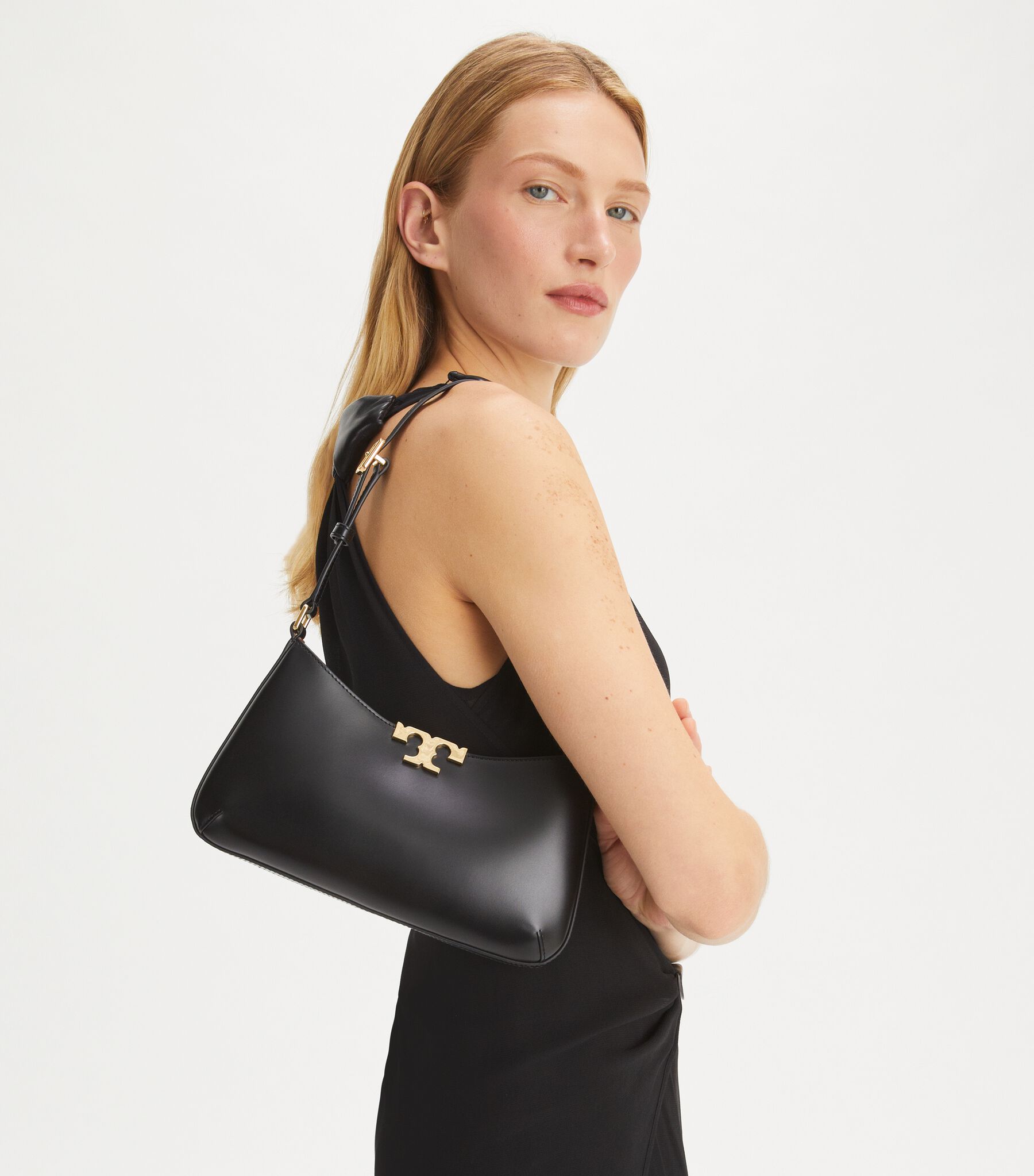Eleanor Slim Shoulder Bag, Black Tory Burch UAE