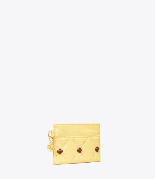 tory burch bunny knot patent card case