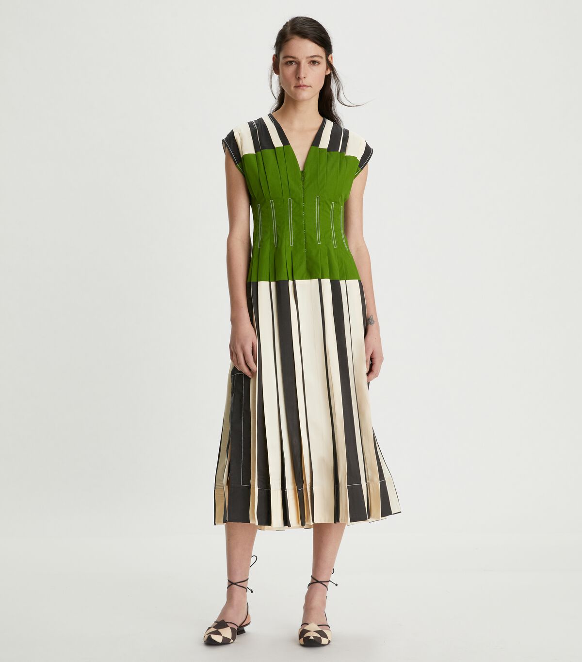 tory burch silk shantung claire mccardell dress