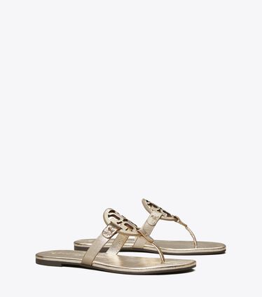Miller Soft Sandal, Metallic Leather