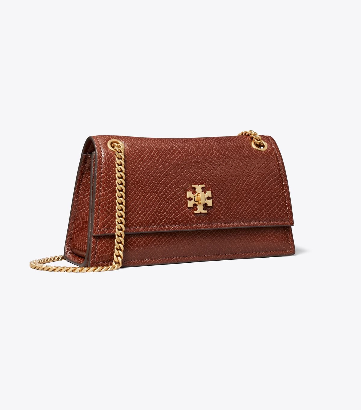 Mini Kira Turnlock Snake-Embossed Shoulder Bag tory burch mini kira turnlock snake embossed shoulder bag