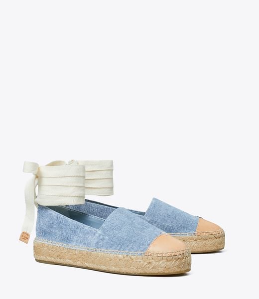 tory burch cap toe espadrille