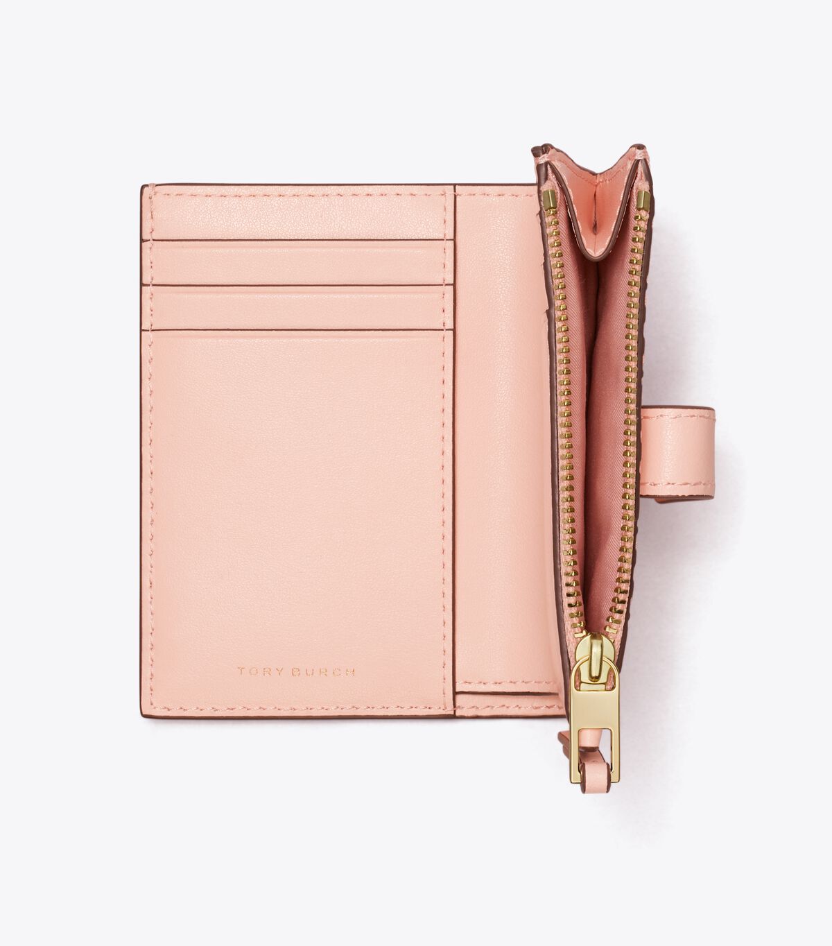 tory burch t monogram leather bi fold wallet