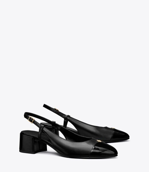tory burch cap toe slingback