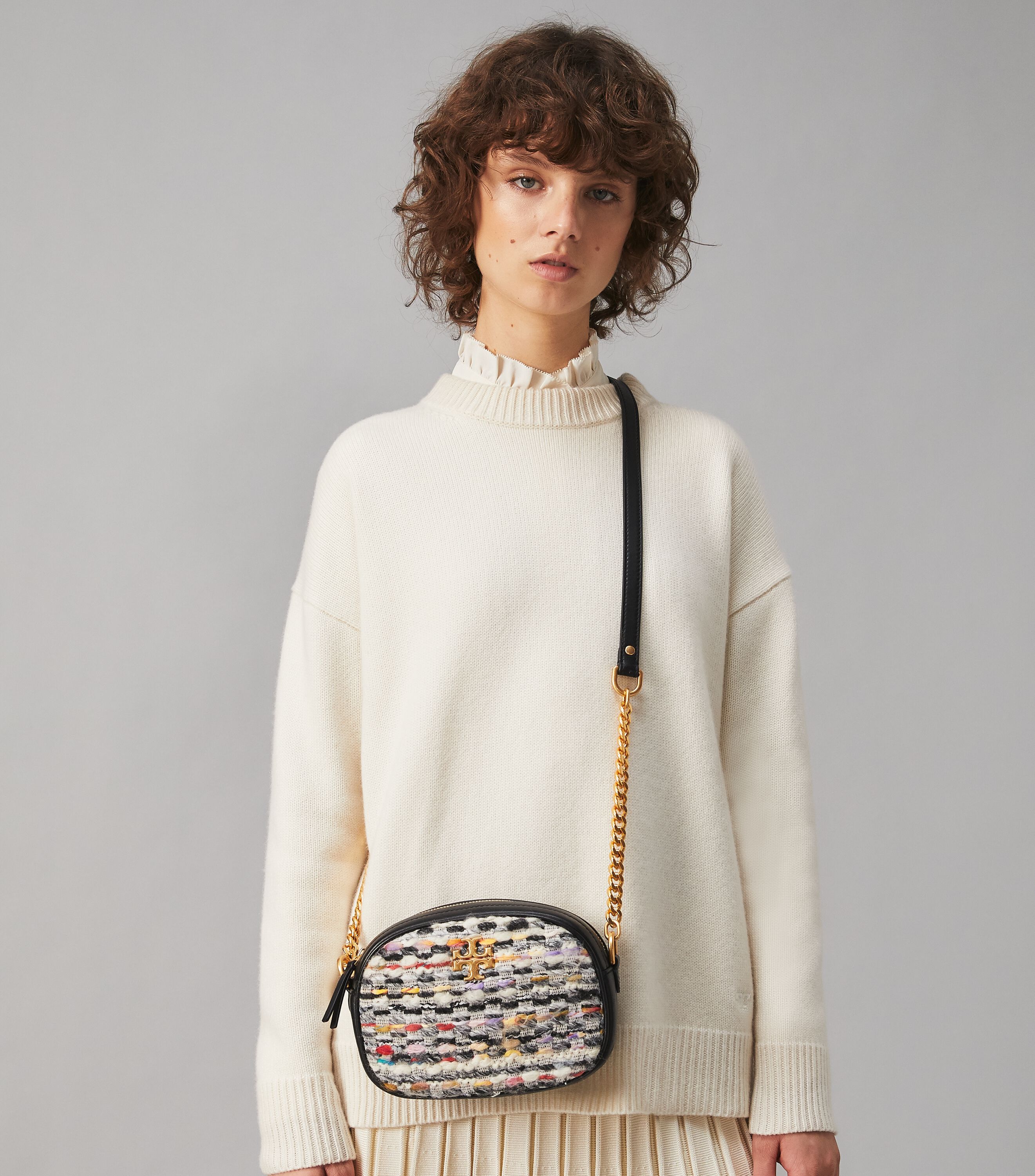 Tory Burch Kira Tweed Small Camera Bag Tory Burch UAE