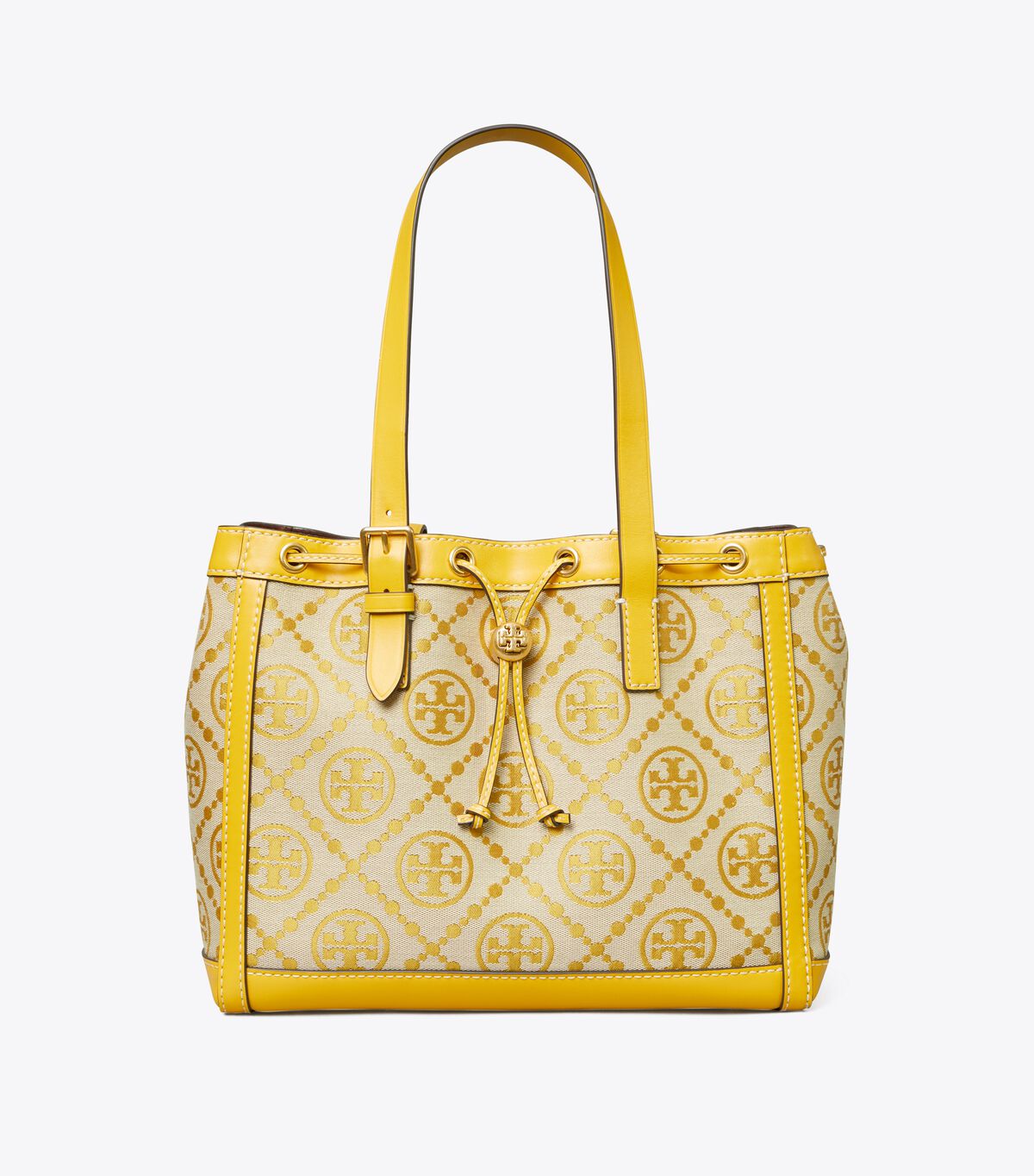 tory burch t monogram jacquard small tote bag