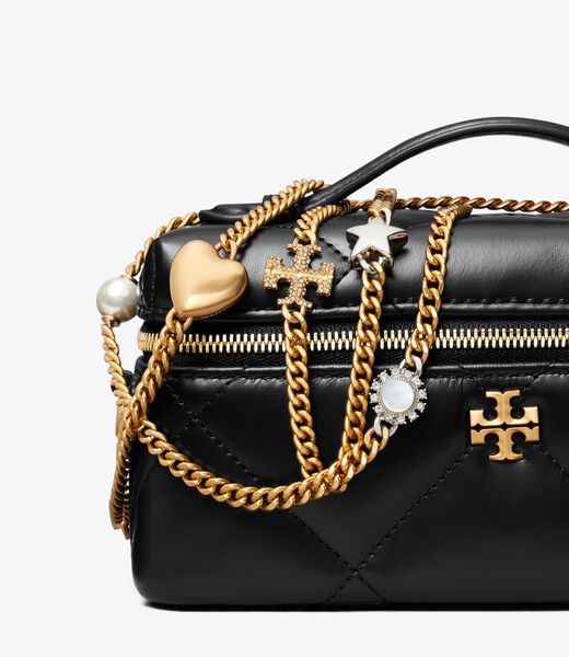 Kira Diamond Quilt Charm East-West Vanity Case tory burch kira diamond quilt charm east west vanity case