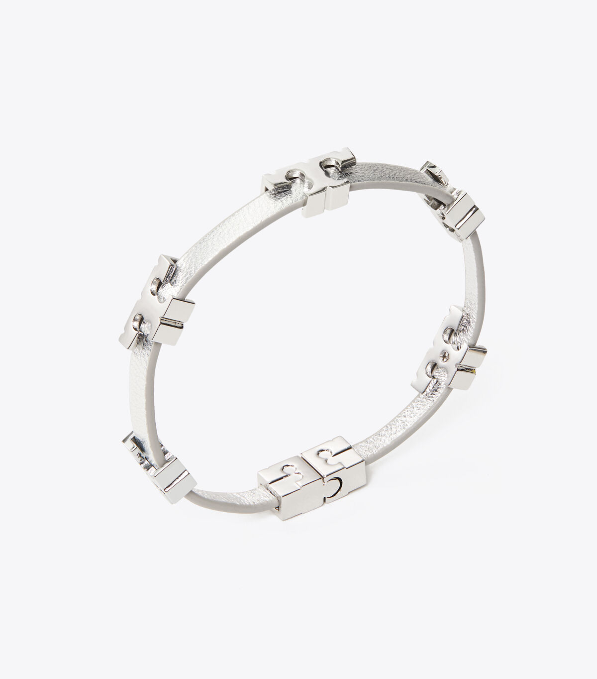tory burch serif t metallic single wrap bracelet