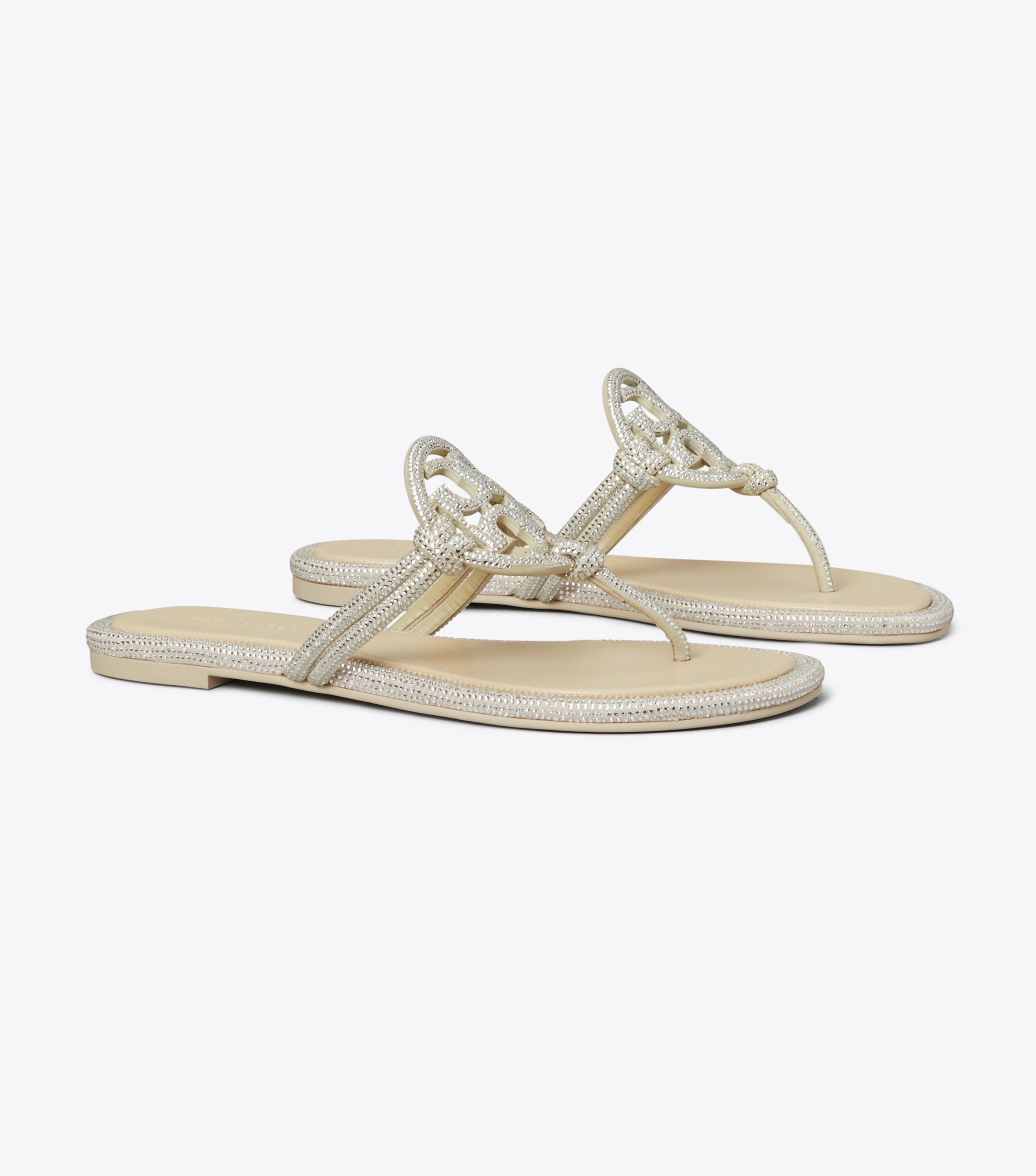 Tory burch rhinestone sandals 2025