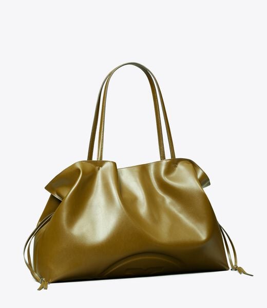 tory burch ella natuura  drawstring tote