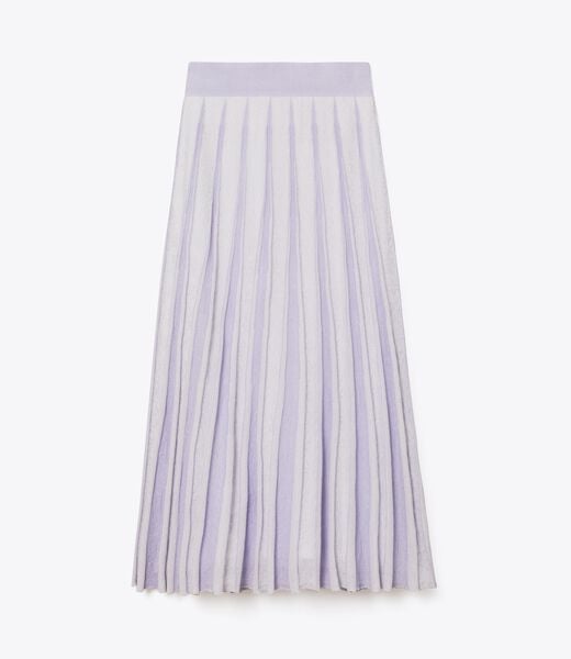 tory burch pleated cotton skirt