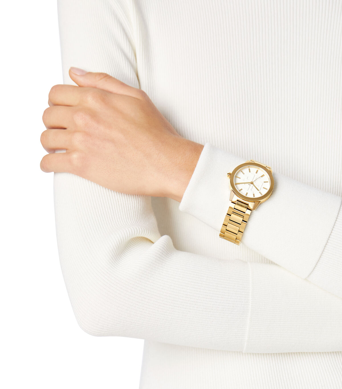 ساعة جيجي ، لون ذهبي / كريمي ، 36 × 42 مم tory burch ساعة جيجي ، لون ذهبي كريمي ، 36 42 مم