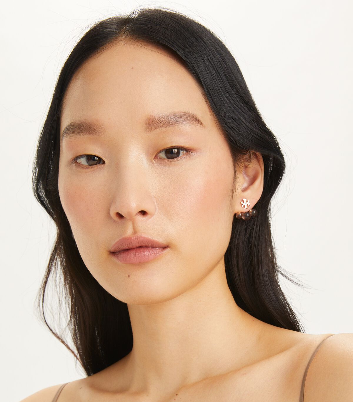 tory burch resin front back earring