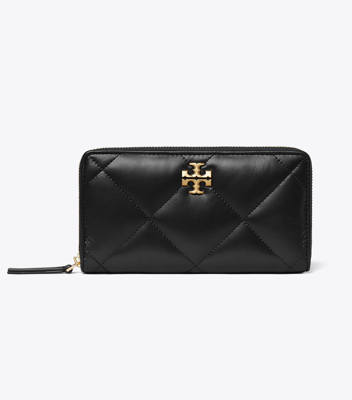 tory burch kira diamond quilt zip continental wallet
