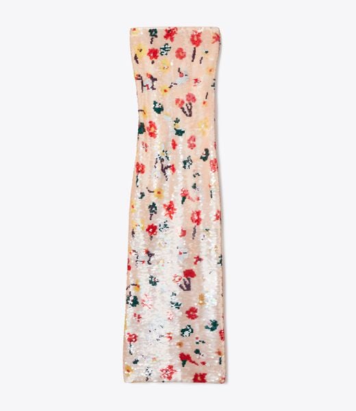 Strapless Sequin Dress tory burch strapless sequin dress
