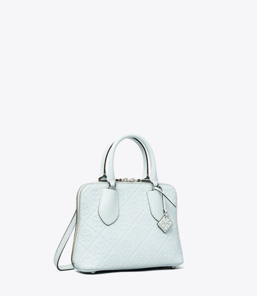 tory burch mini t monogram leather swing satchel