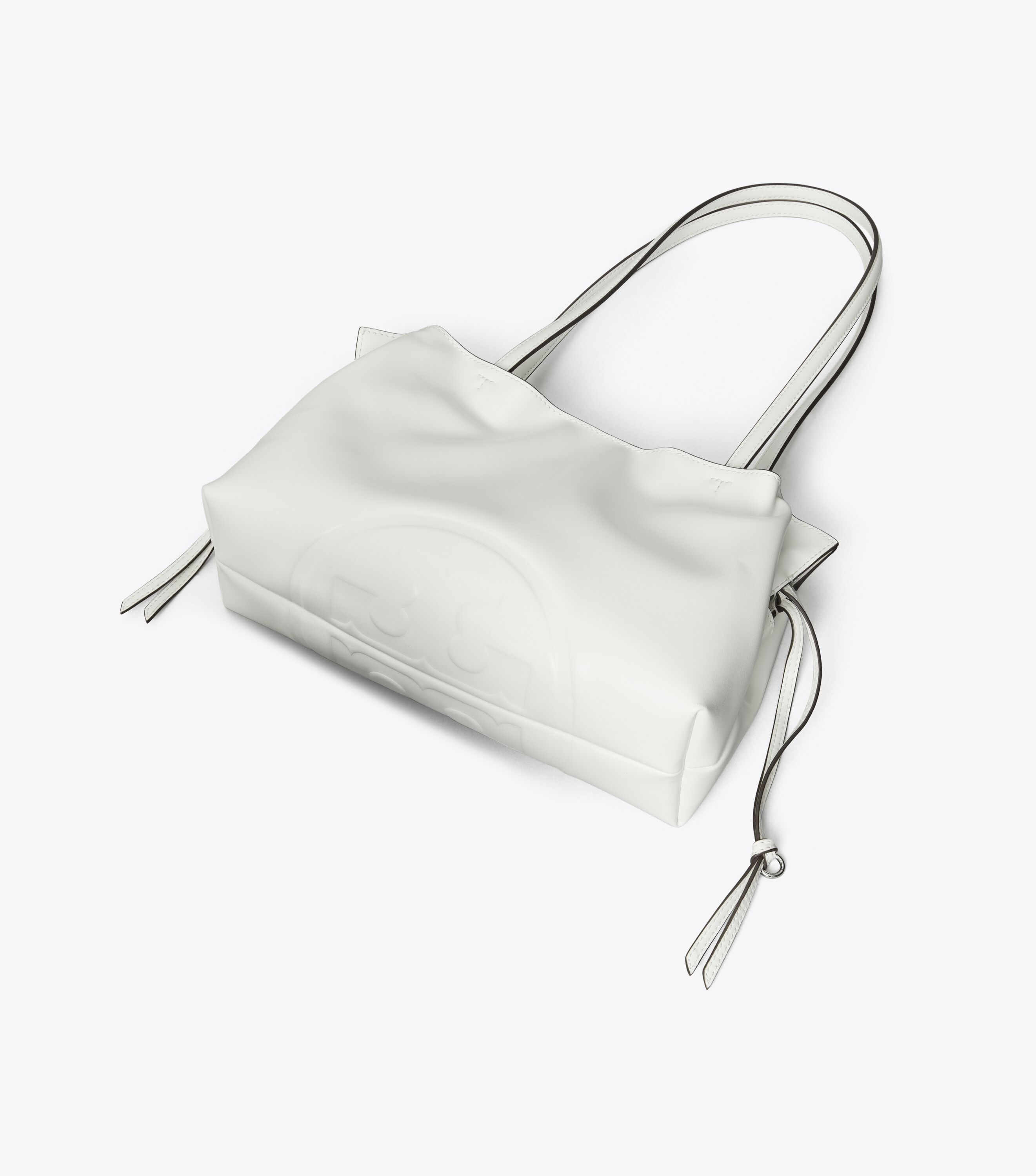 Small Ella natuura™ Drawstring Tote, Bianco | Tory Burch UAE