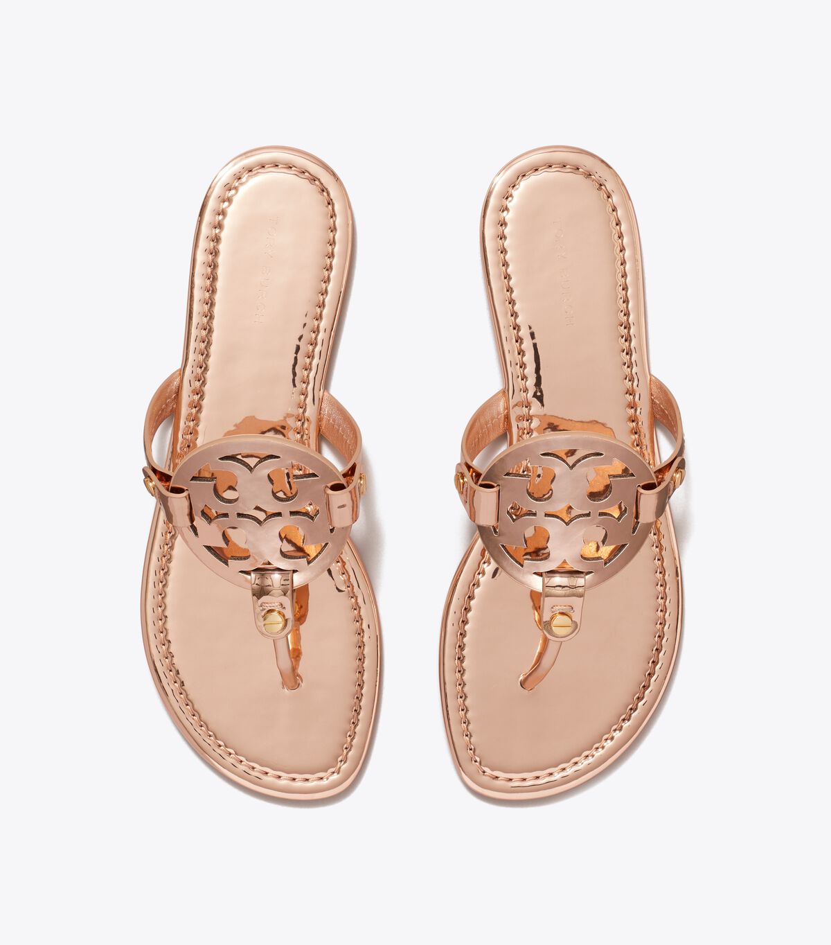 tory burch miller metallic sandal