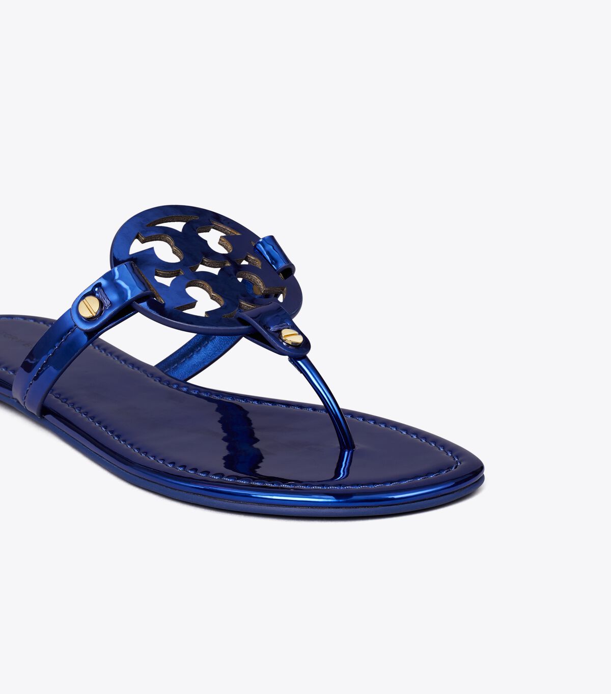 tory burch miller metallic sandal