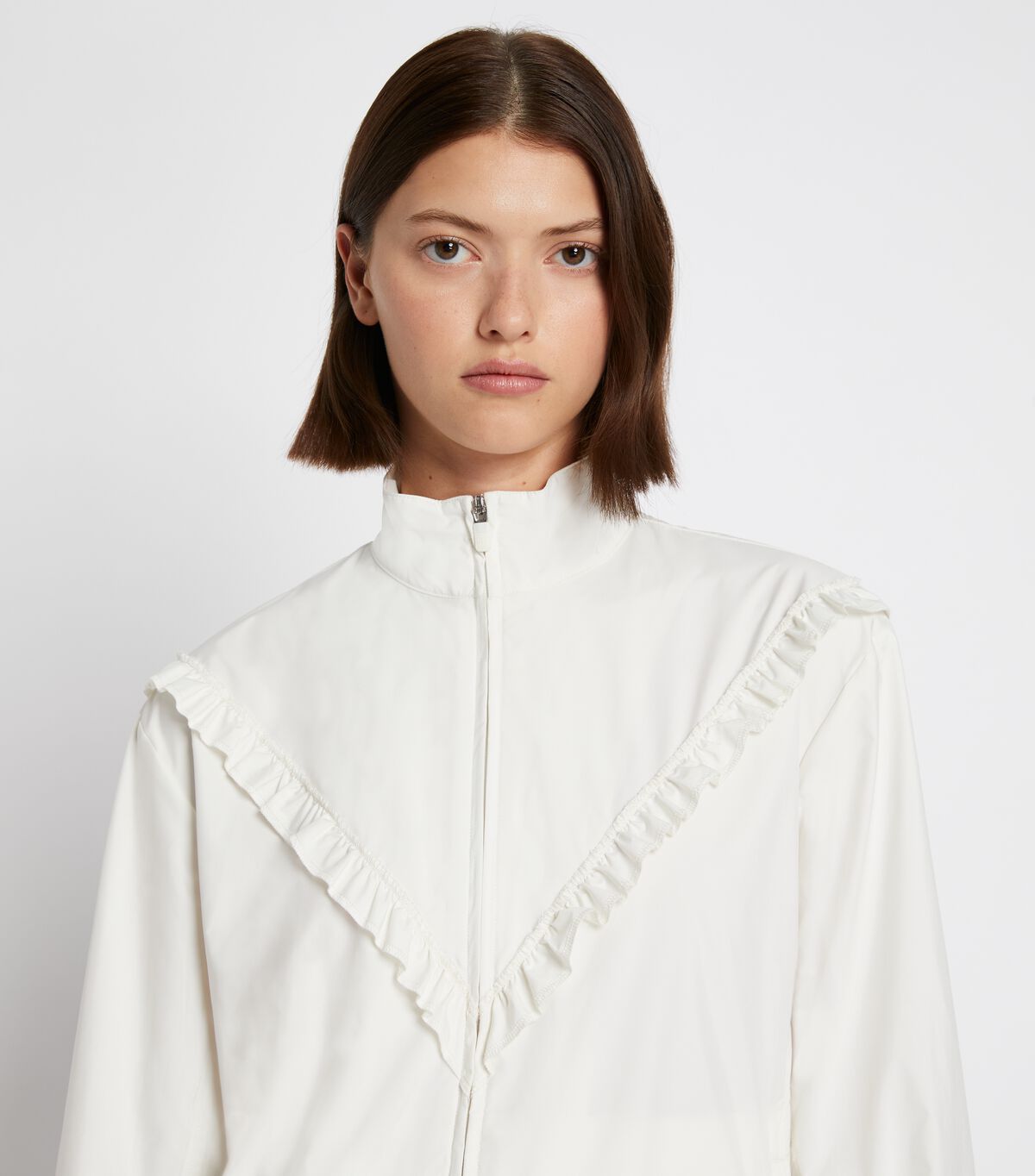 tory burch ruffle windbreaker