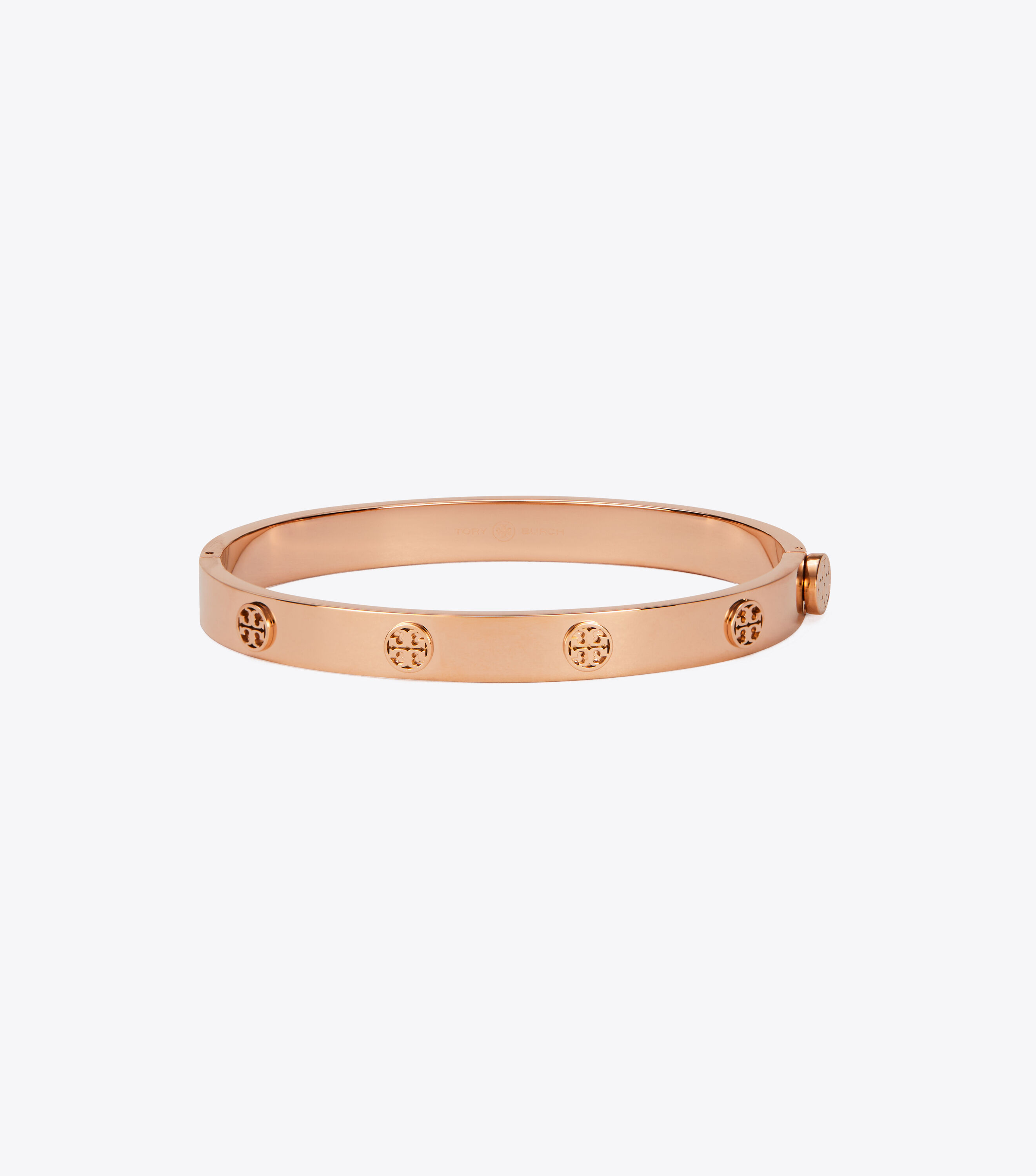 Tory burch logo stud cheap hinge bracelet