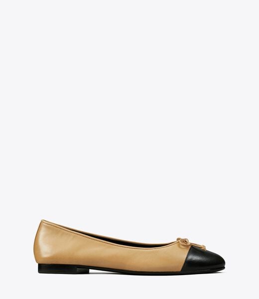 tory burch cap toe ballet