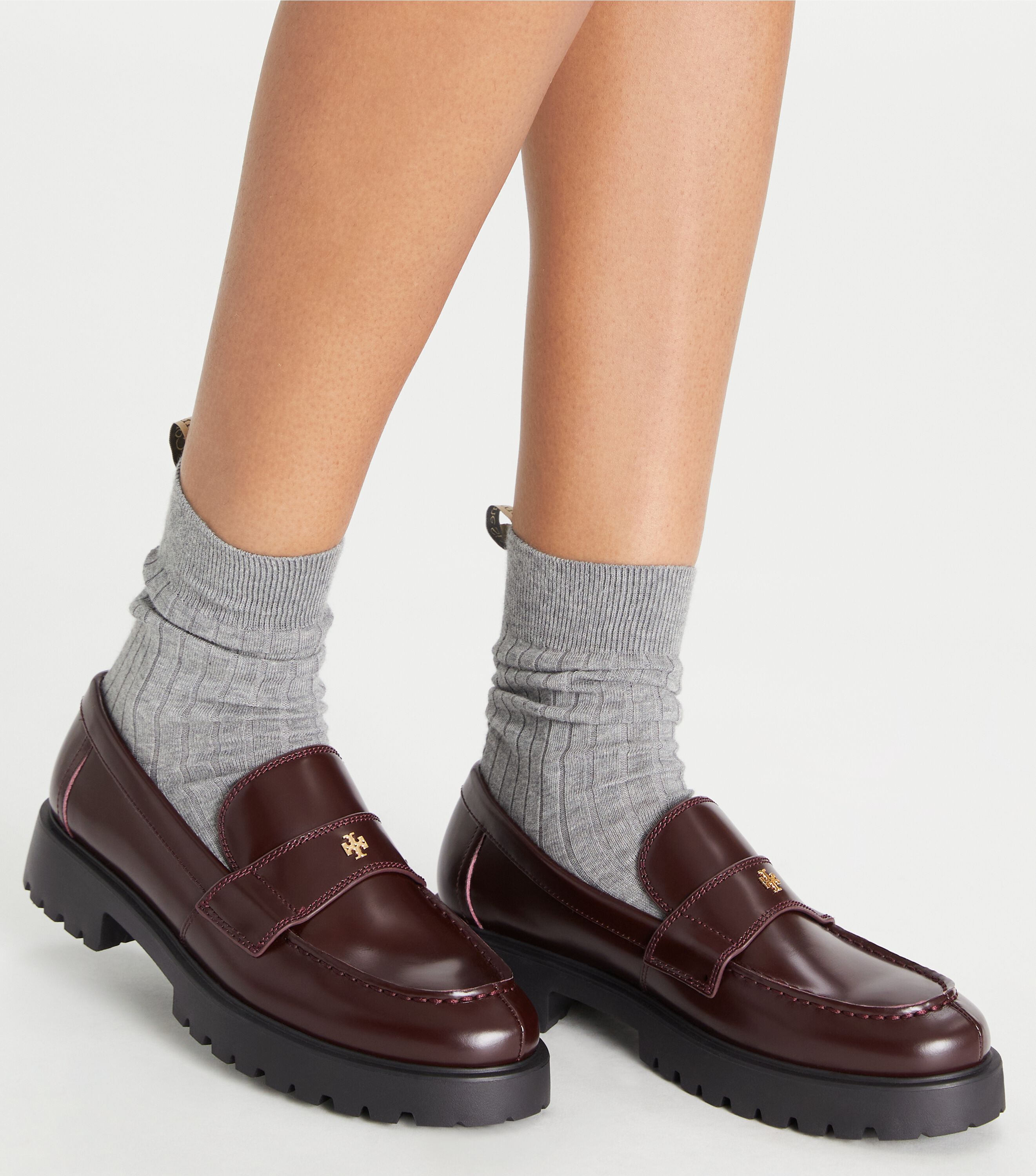 Classic Lug Loafer, Plum | Tory Burch UAE