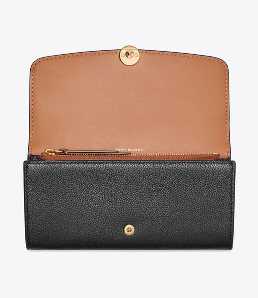 tory burch romy long flap wallet