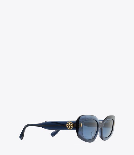 tory burch miller pushed rectangle sunglasses