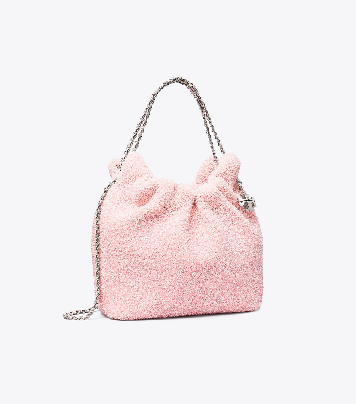tory burch tb x bonbon mini fleming embellished hobo bag