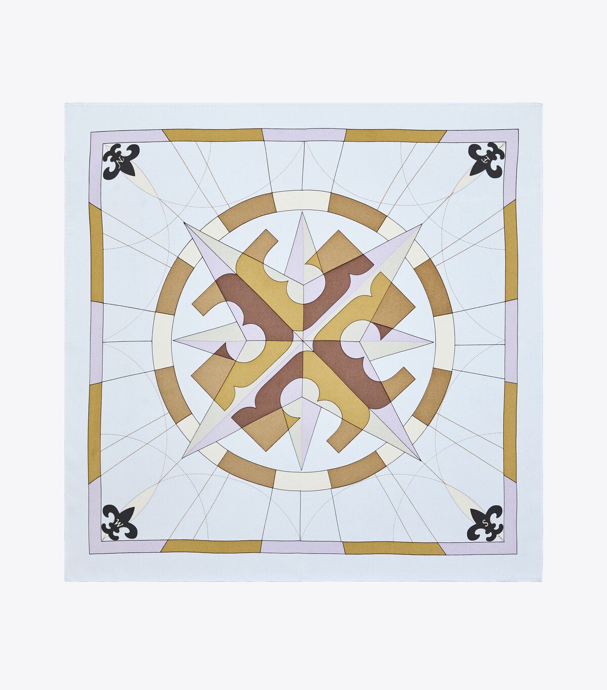 Compass Silk Neckerchief
