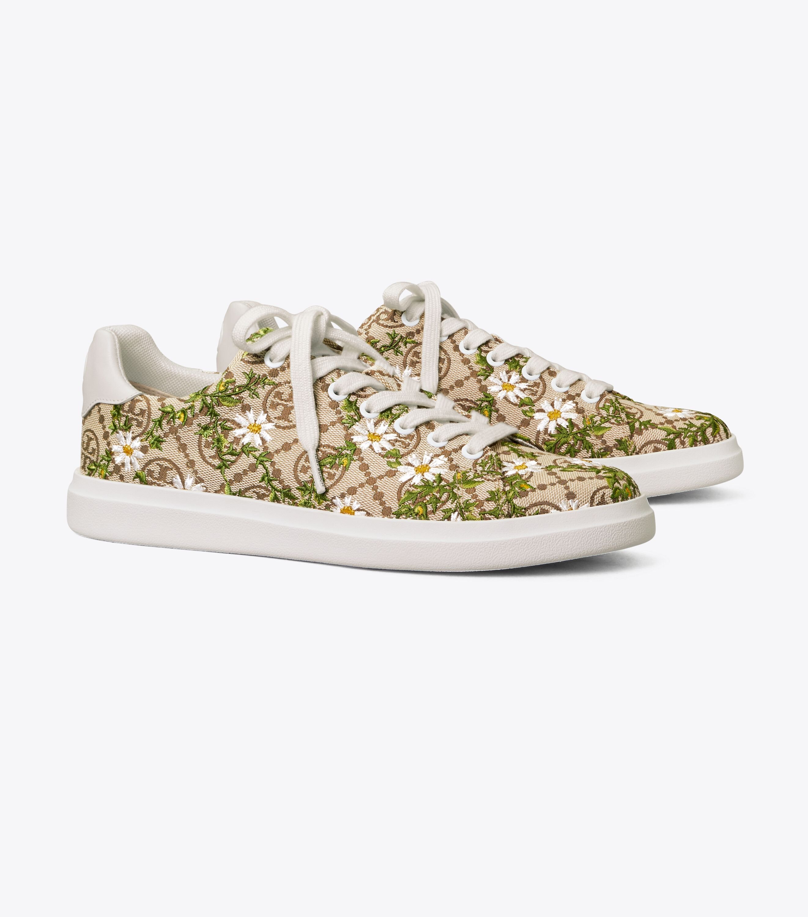 Howell Court T Monogram Embroidered Sneaker