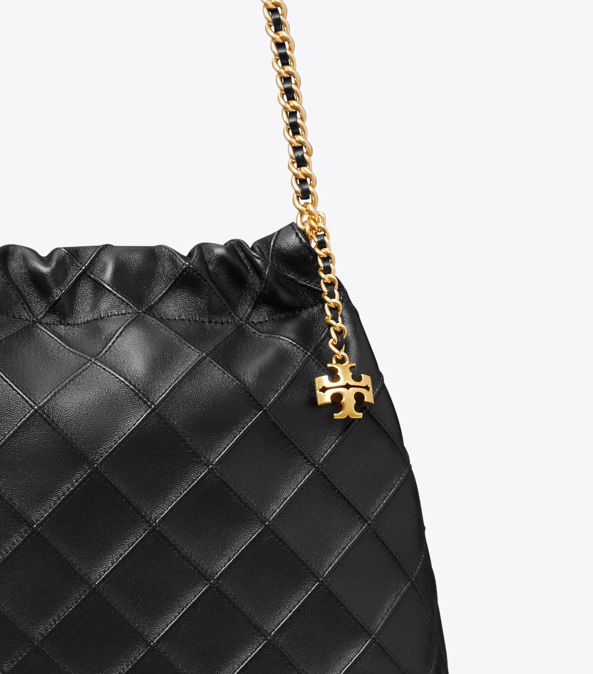 tory burch fleming drawstring bag
