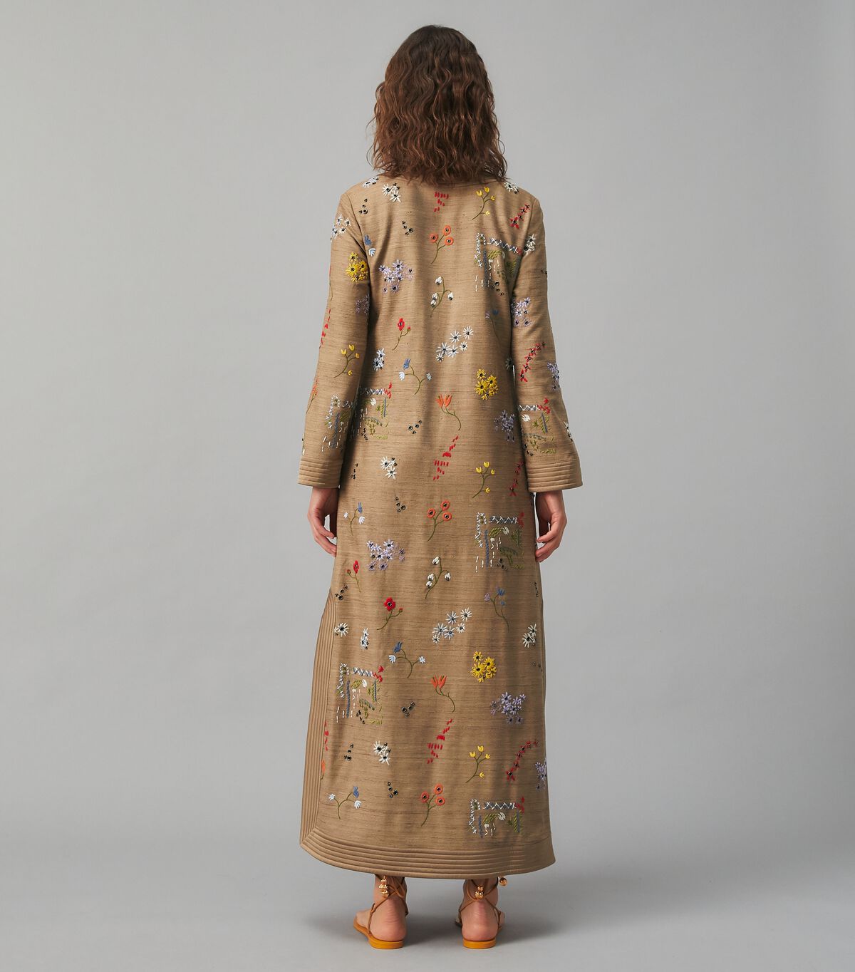 tory burch embroidered caftan
