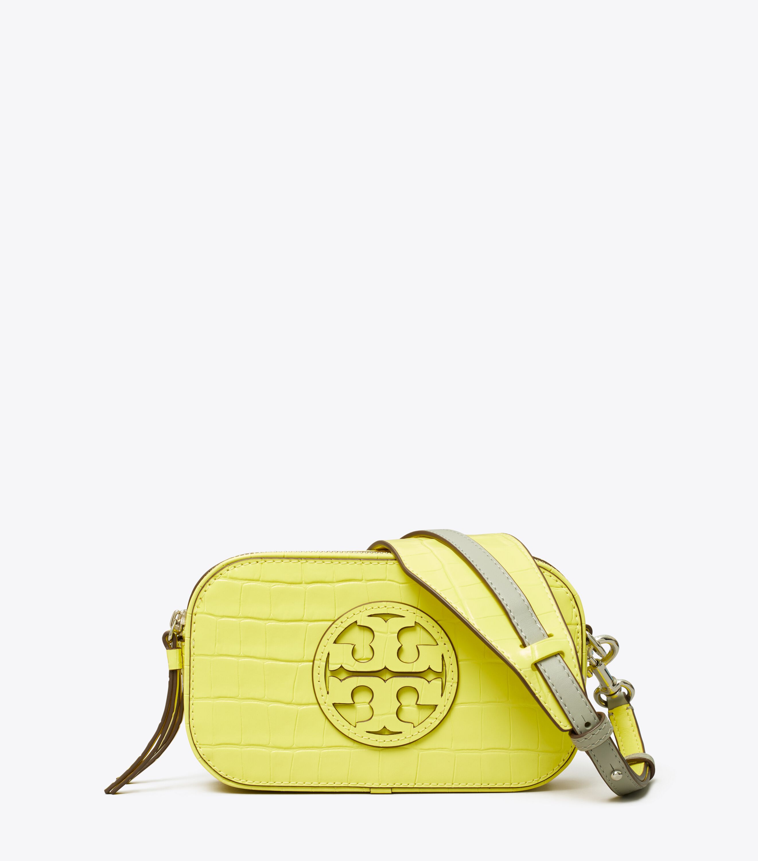 Yellow tory burch crossbody cheap
