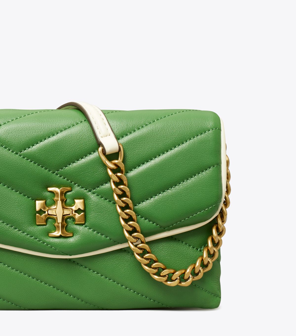 tory burch kira chevron pop edge chain wallet
