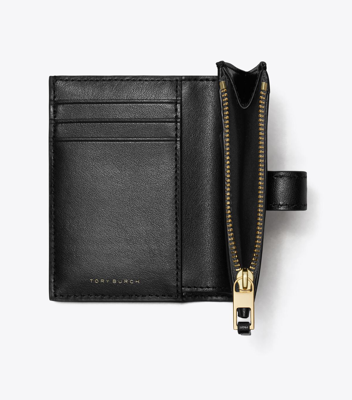 tory burch t monogram leather bi fold wallet