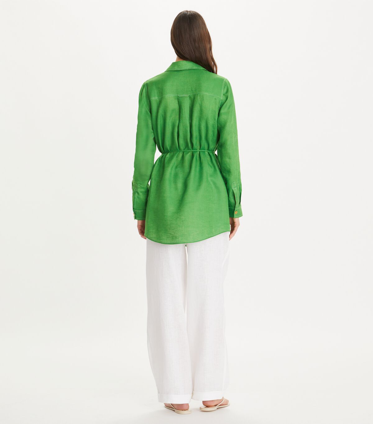 tory burch linen brigitte tunic