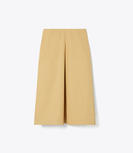 tory burch pleated poplin skirt