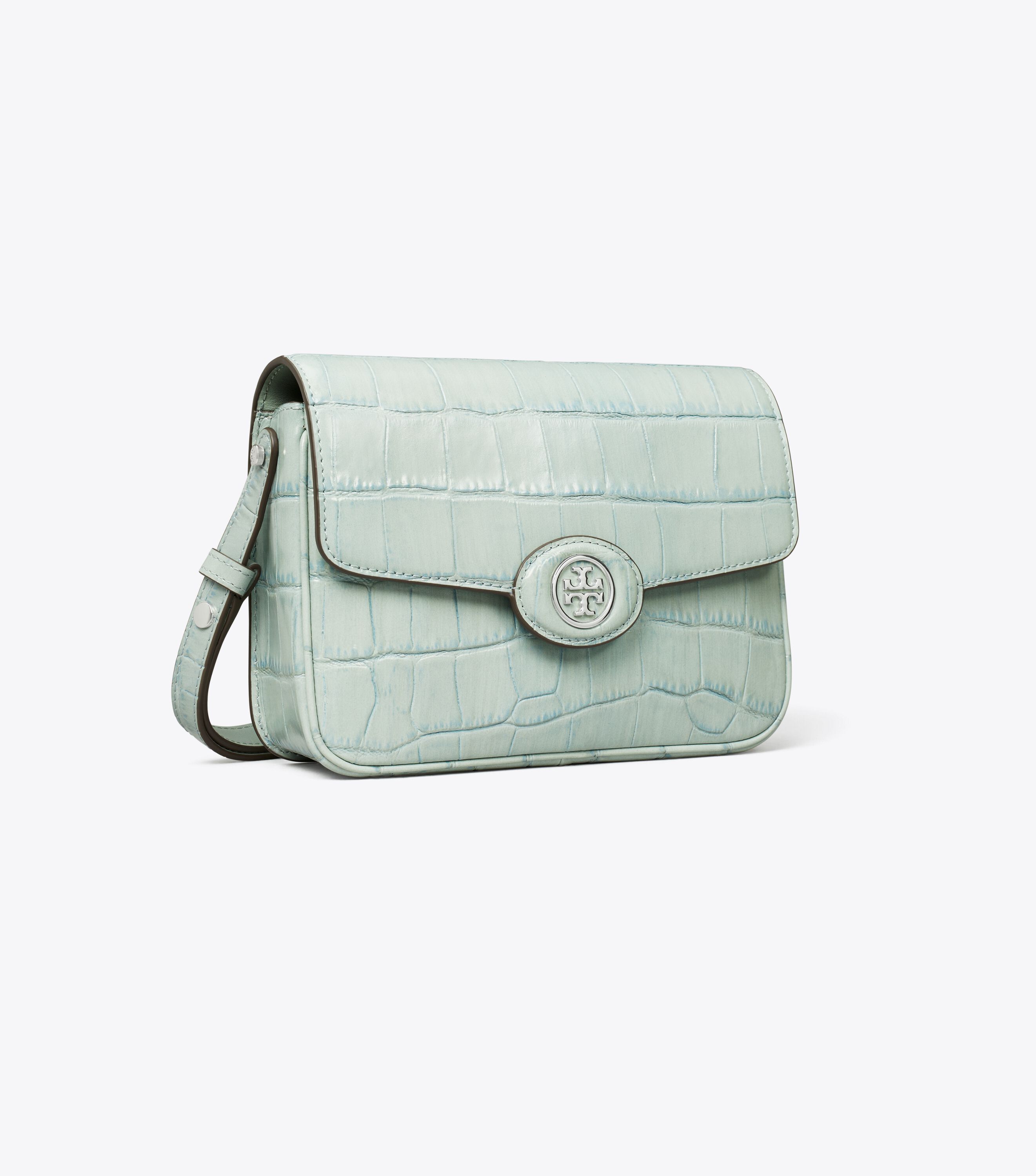 Tory Burch Robinson Croc Embossed Convertible Shoulder Bag Tory Burch UAE