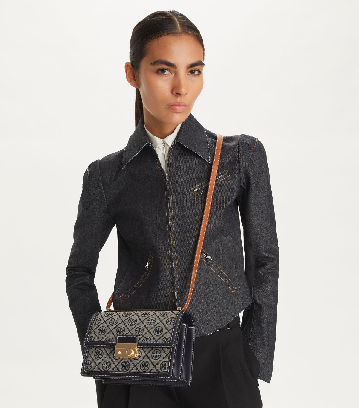 tory burch t monogram shoulder bag