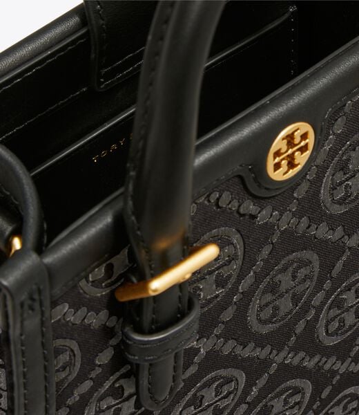 tory burch mini t monogram tote